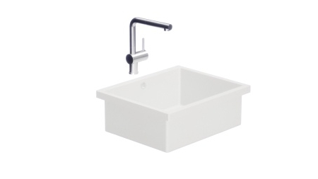 sink - SUBLINE 500-U Crystal White Glossy